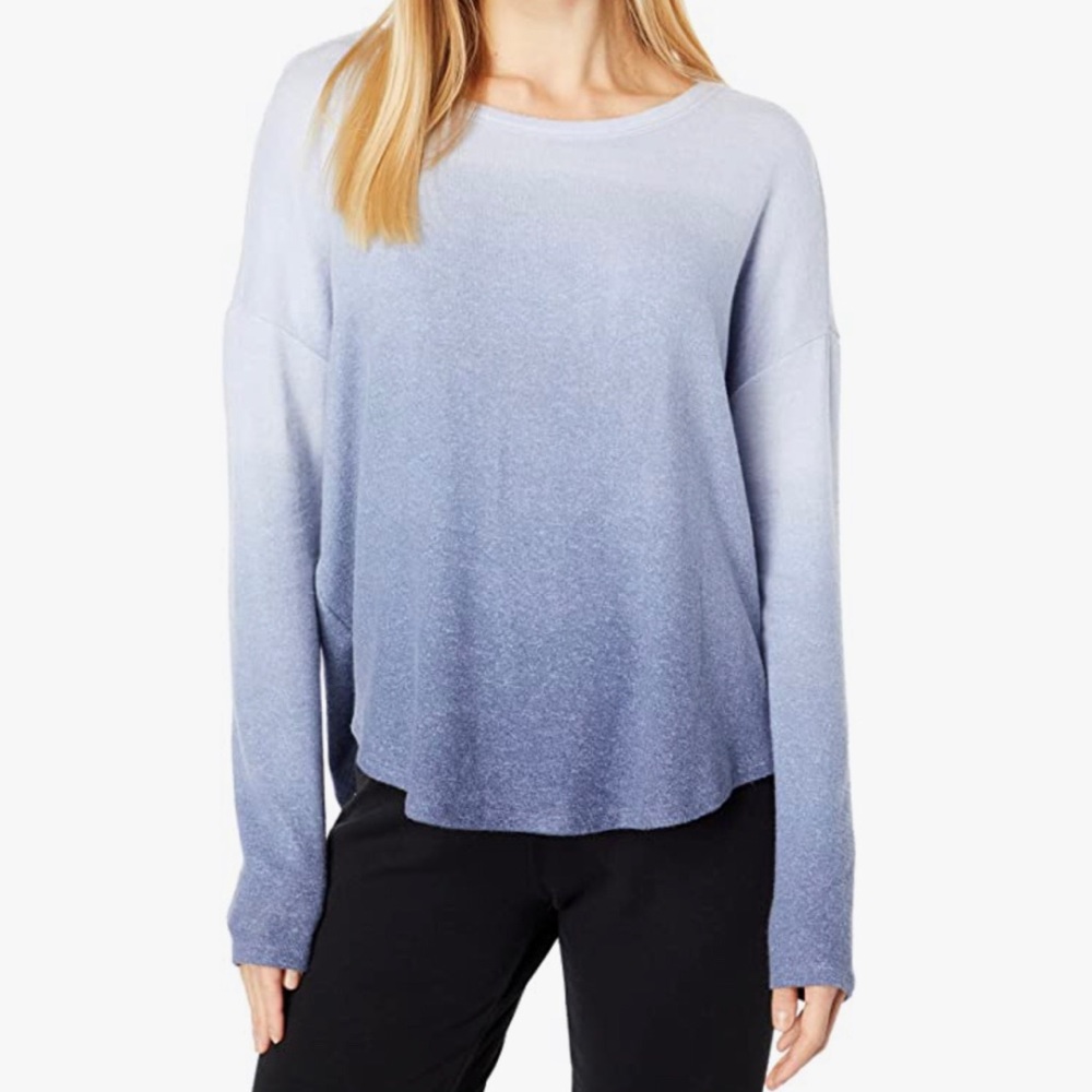 Lucky Brand long sleeve ombré purple shirt Small